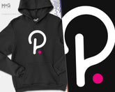 Polkadot logo Hoodie & Sweatshirt, DOT Crypto Coin, Cryptocurrency Gifts, Trader Investor Gift, Unisex Clothing All Sizes